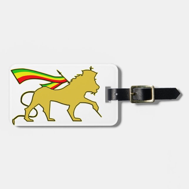 Lion Of Judah Luggage Tag (Front Horizontal)