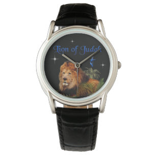 Lion of Judah mens Christian watches