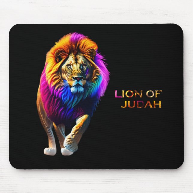 Lion of Judah Mouse Mat (Front)