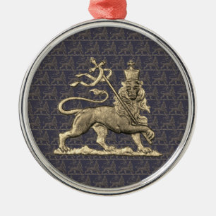 Lion of Judah Ornament Rasta Reggae Medaillon
