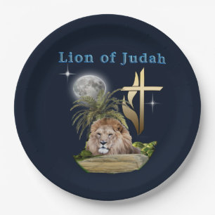 Lion Of Judah   Paper Plate