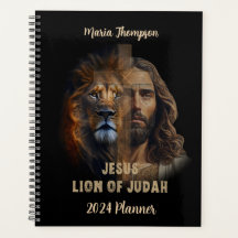Lion Of Judah Personalised Custom Text Planner