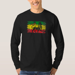 Lion of Judah Rasta Ethiopian Reggae Old Ethiopia  T-Shirt
