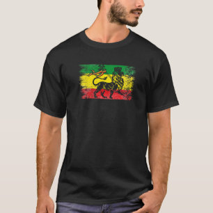 Lion of Judah Rasta Ethiopian Reggae Old Ethiopia T-Shirt