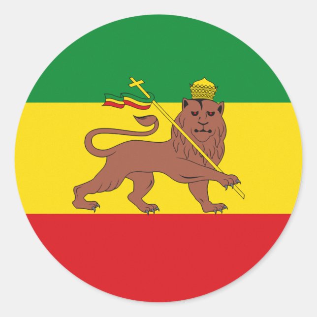 Lion of Judah Rasta Livity Roots Sticker (Front)