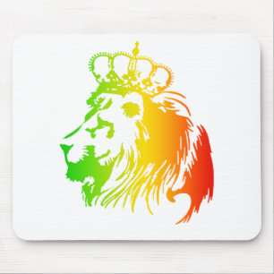 Lion Of Judah - Rasta Mouse Mat