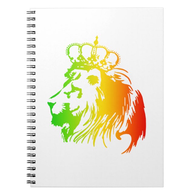 Lion Of Judah - Rasta Notebook (Front)