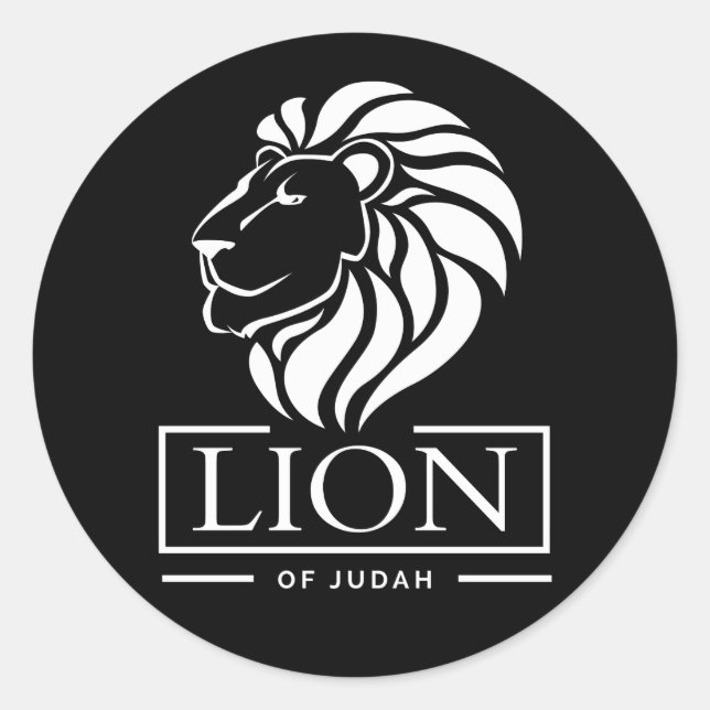 Lion of Judah - Rastafara - Jah Rastafari Sticker (Front)