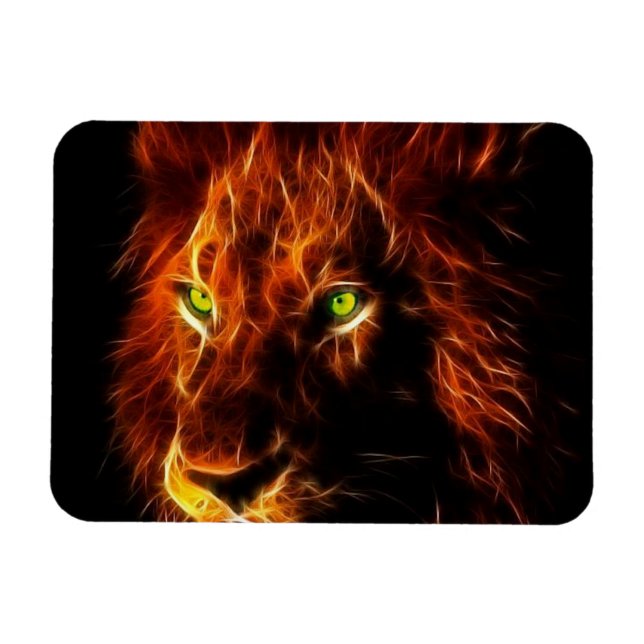 Lion of Judah - Rastafara - Reggae Rasta Magnet (Horizontal)