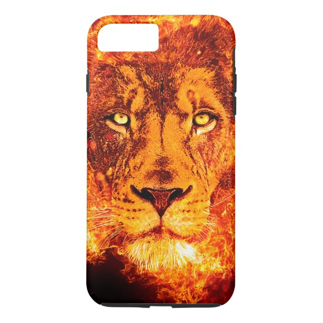 Lion of Judah Red Orange Case-Mate iPhone Case (Back)