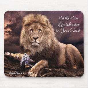  Lion of Judah Rev. 5:5 Mousepad