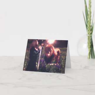 Lion of Judah Stands With Me Note Card