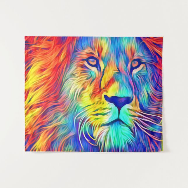 Lion of Judah Tapestry (Front (Horizontal))