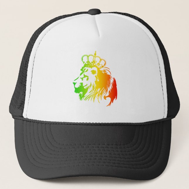 LION OF JUDAH TRUCKER HAT (Front)