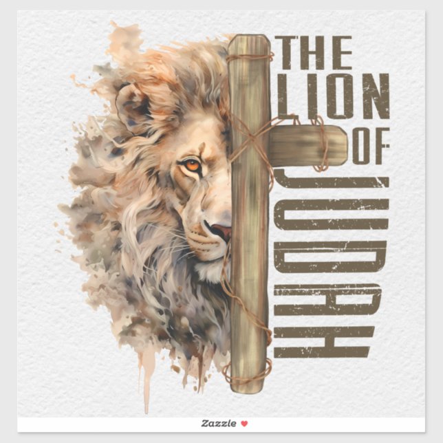 Lion of Judah Vinyl Sticker (Sheet)