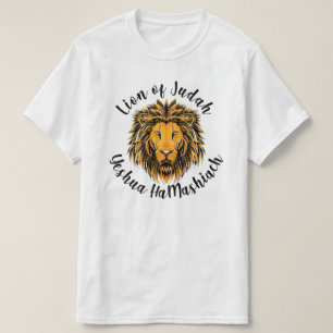 Lion of Judah Yeshua HaMashiach Saviour T-Shirt