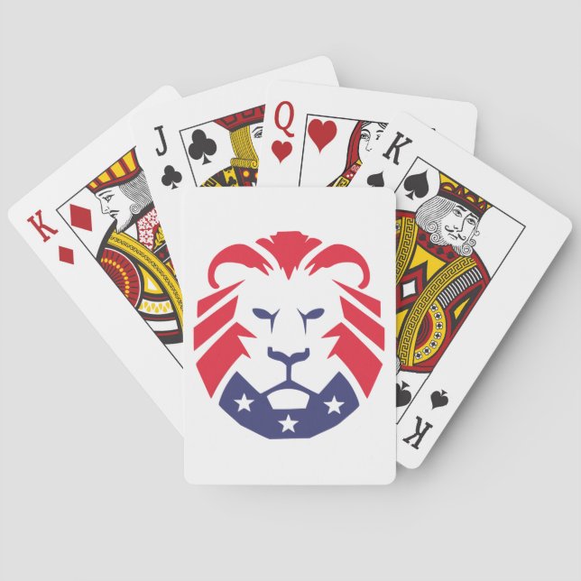 Lion of Patriots Playing Cards (Back)