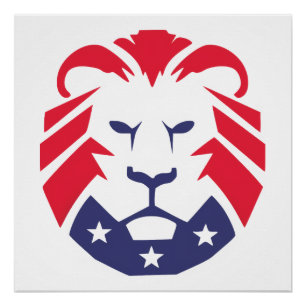 Lion of Patriots Poster