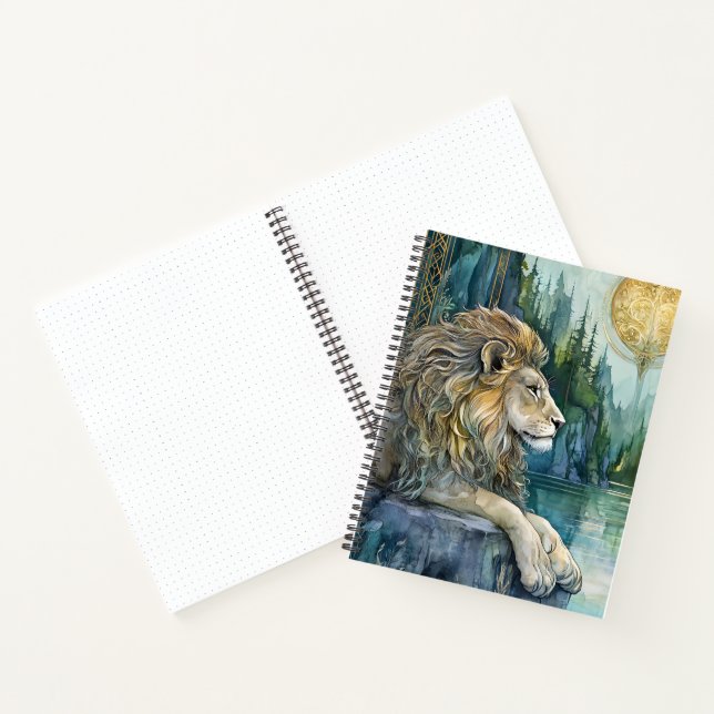 Lion of the Enchanted Realm Bullet Journal (Inside)