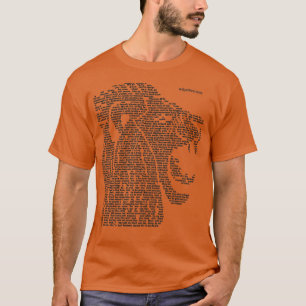 Lion of Yudah Judah on White T-Shirt