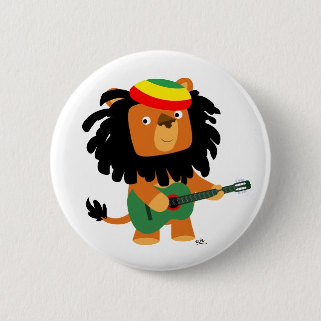 Lion of Zion button badge (Front)