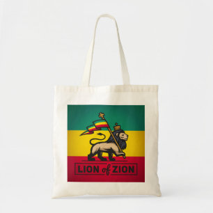 Lion of Zion - Haile Selassie - Rastafari Tote bag