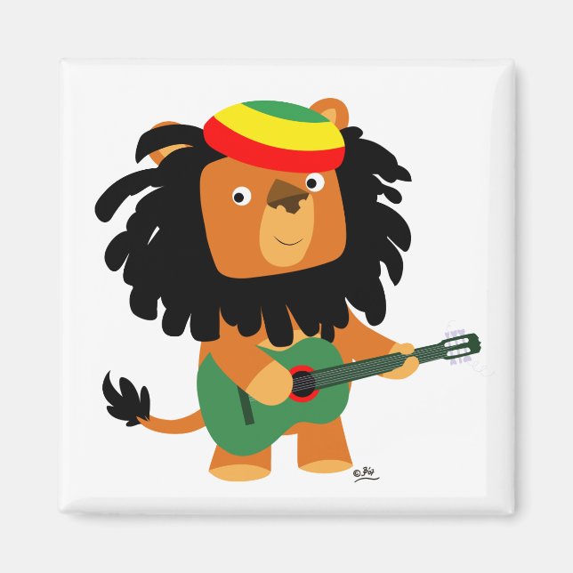 Lion of Zion magnet (Front)