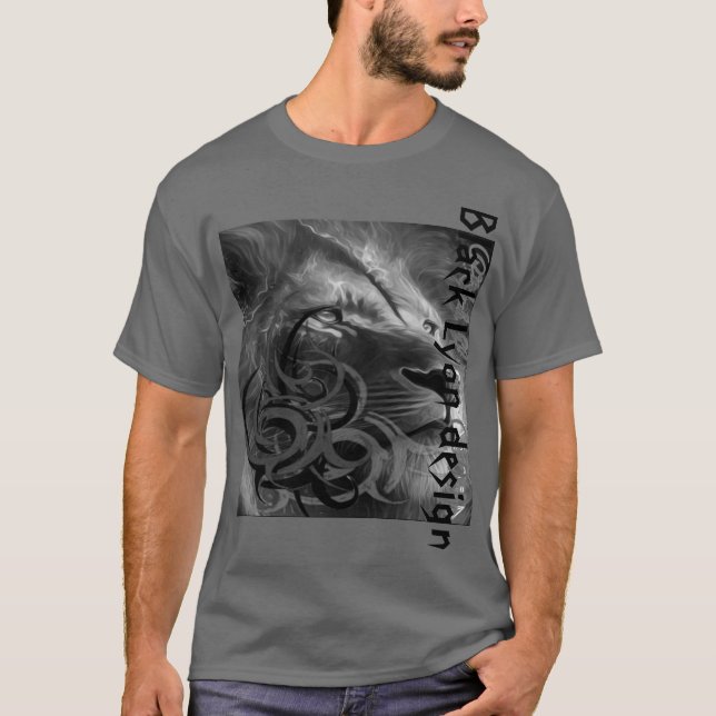 Lion oil Black Lyon design gr3 T-Shirt (Front)