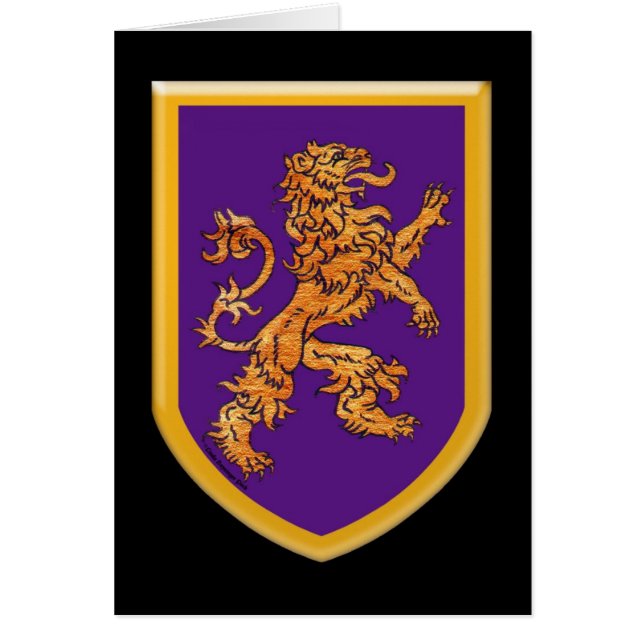 Lion on Purple (Front)