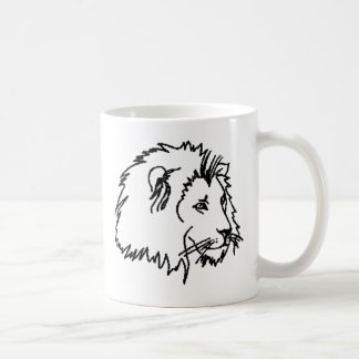 Lion Outline Coffee Mug