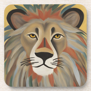 Lion Painting Coaster