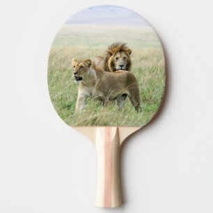 Lion Pair Ping Pong Paddle