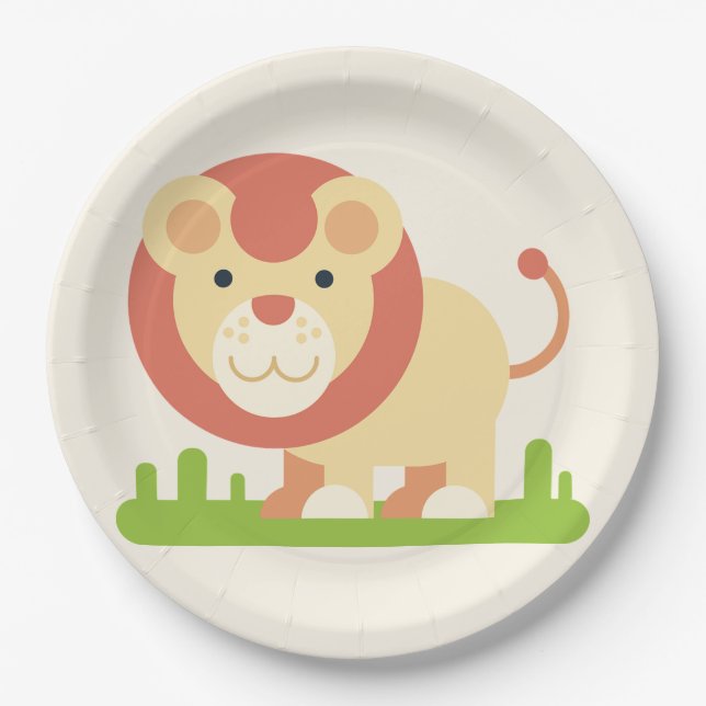 Lion Paper Plate (Front)