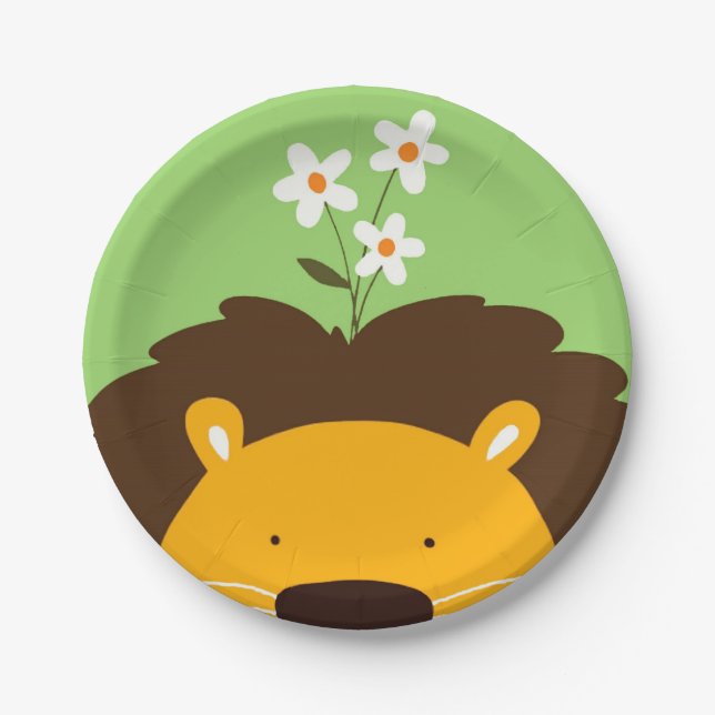 Lion Paper Plate (Front)