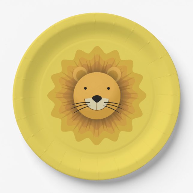 Lion Paper Plate (Front)