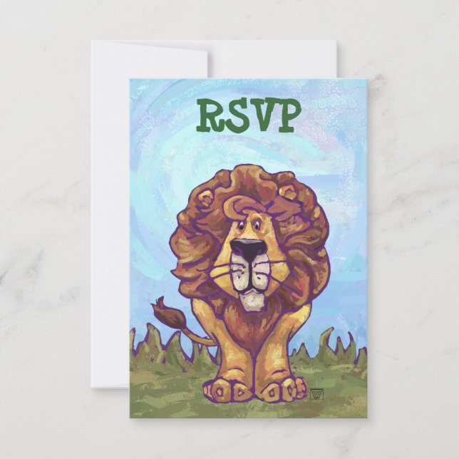 Lion Party Centre RSVP (Front)