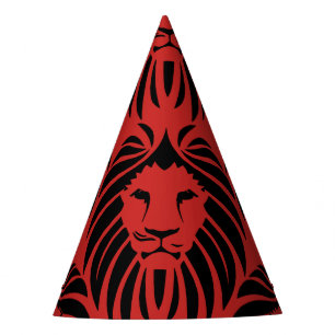 Lion Party Hat-Red Hat