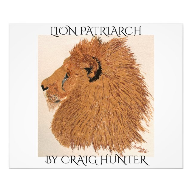 LION PATRIARCH PHOTO PRINT (Front)