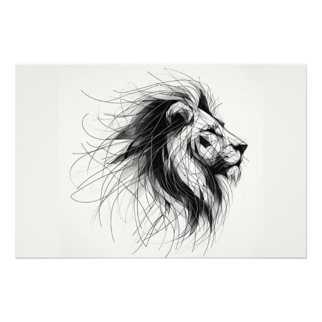 lion photo print (Front)