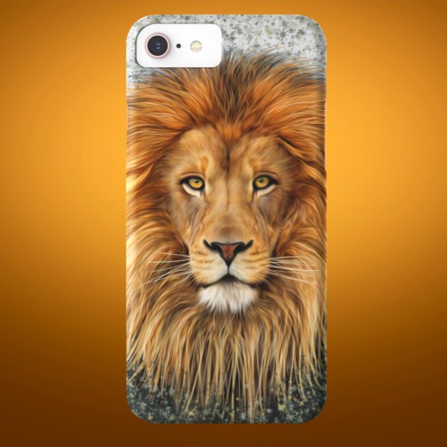 Lion Photograph Paint Art image Case-Mate iPhone Case (Creator Uploaded)