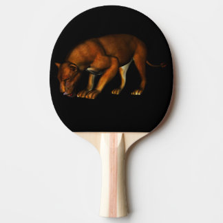 lion ping pong paddle