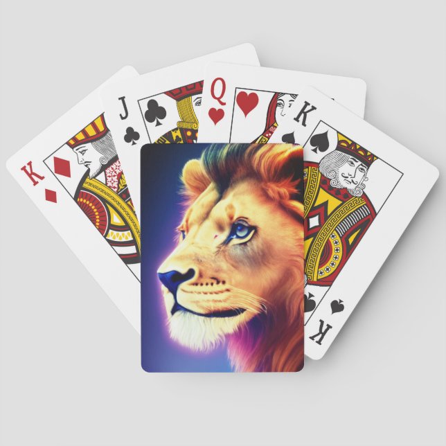 Lion Playing Cards (Back)