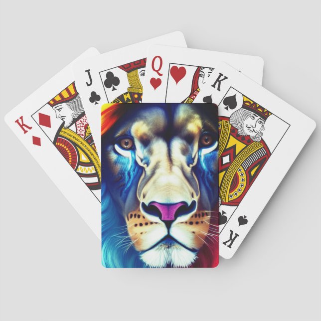 Lion Playing Cards (Back)