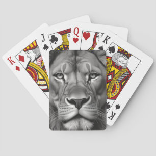 Lion Playing Cards