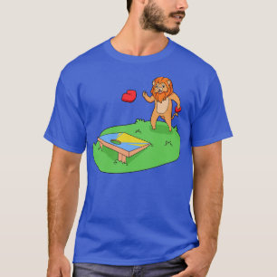 Lion playing cornhole T-Shirt