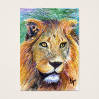 Lion Portrait ACEO Artcard