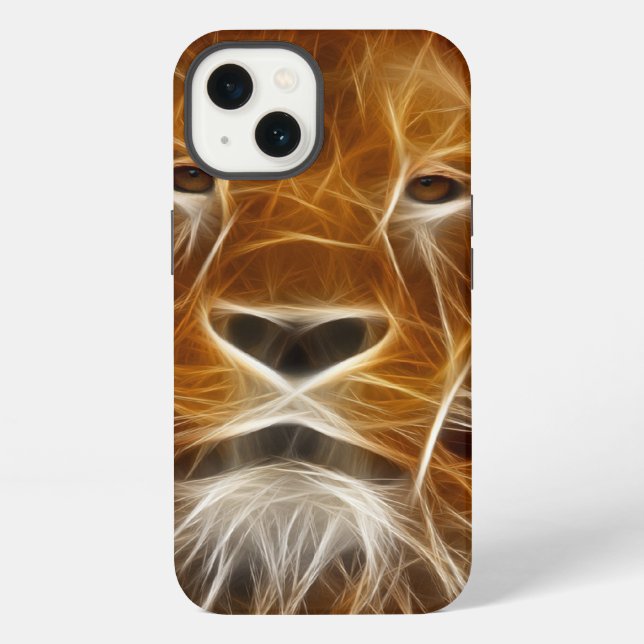 Lion Portrait iPhone Case (Back)