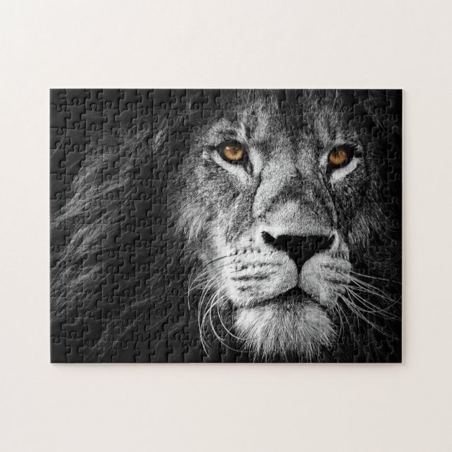 Lion Portrait, Jigsaw Puzzle (Horizontal)