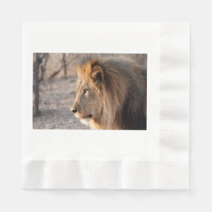 Lion Portrait Napkin