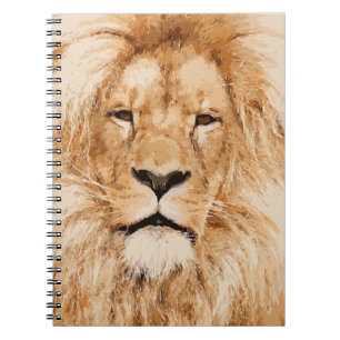 LION PORTRAIT NOTEBOOK